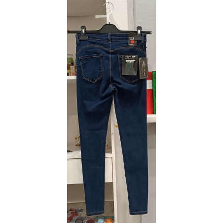 jeans bleu push up