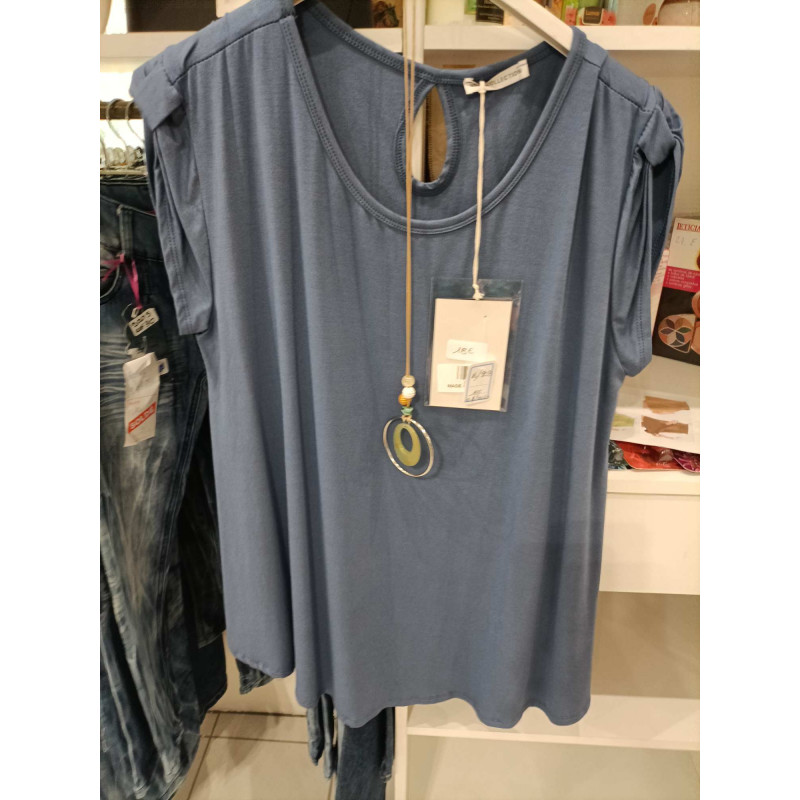 Blouse bleu