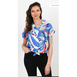 Chemise nouée sans manches