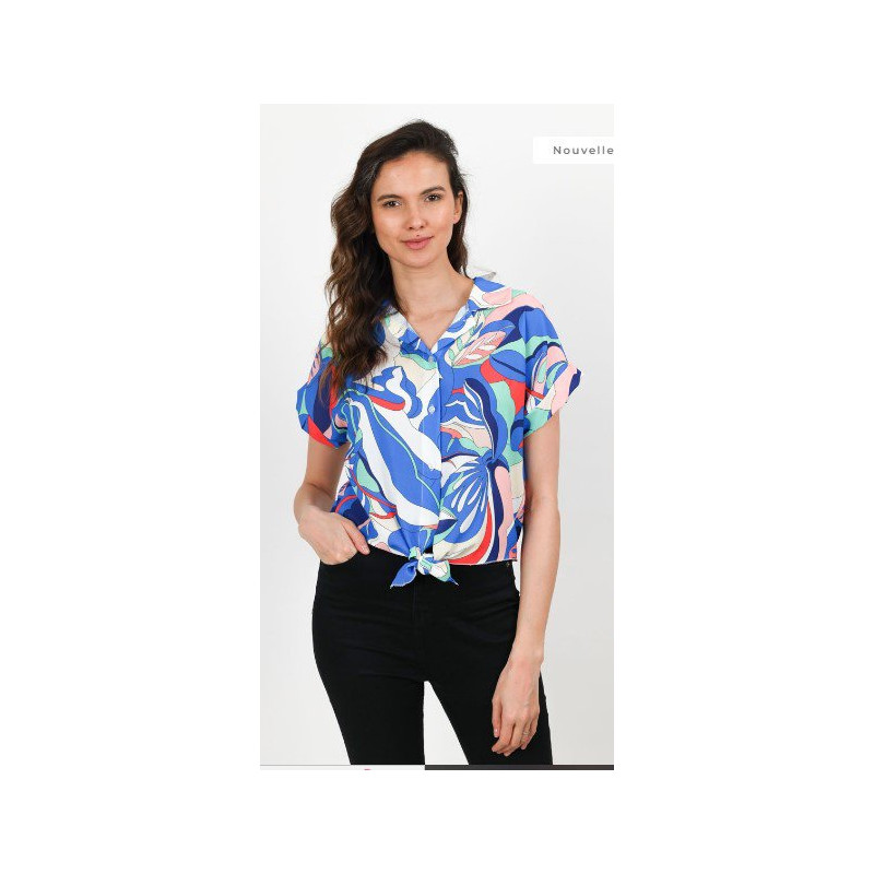 Chemise nouée sans manches