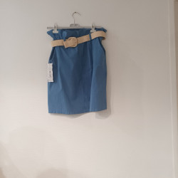 Jupe élastique avec ceinture