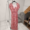 robe longue rouge