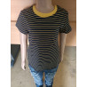 t-shirt à rayure