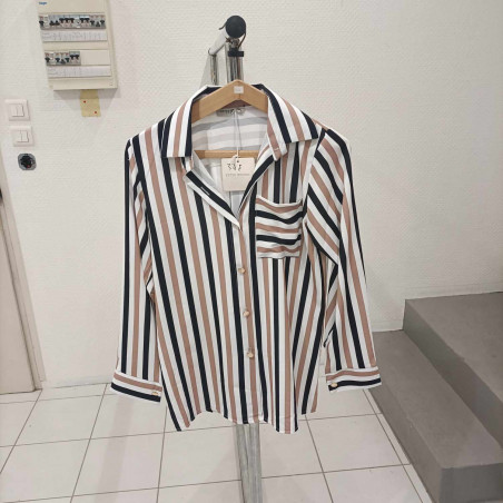 chemise raye