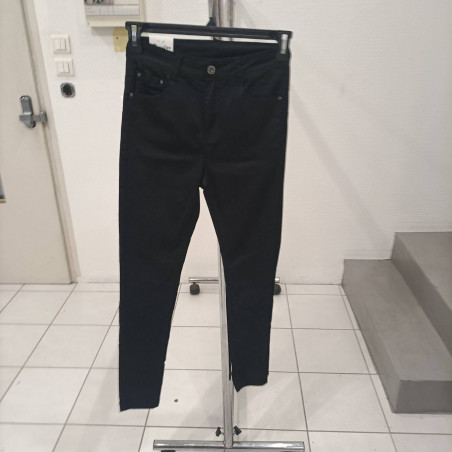 jeans noir regular effet push  up
