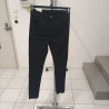 jeans noir regular effet push  up