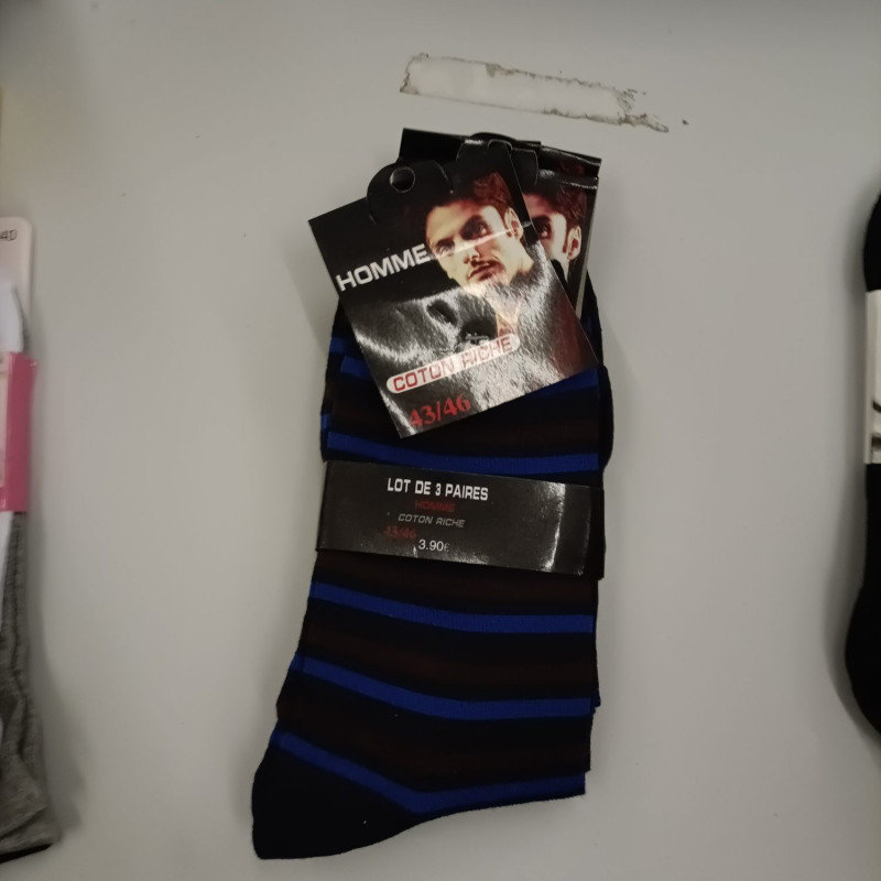 chaussette haute homme