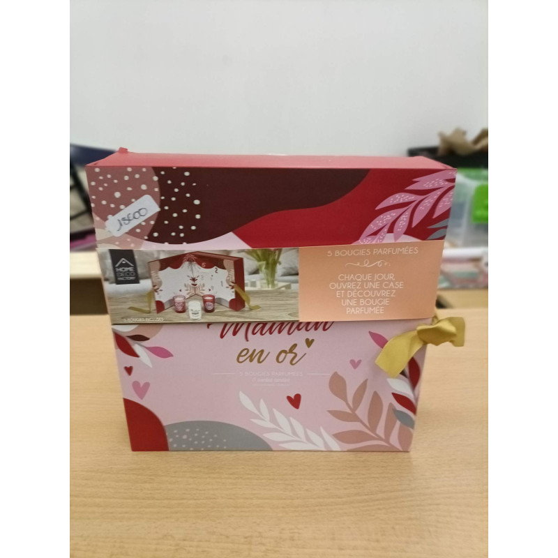 coffret calendrier bougies