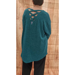 pull dos croisée