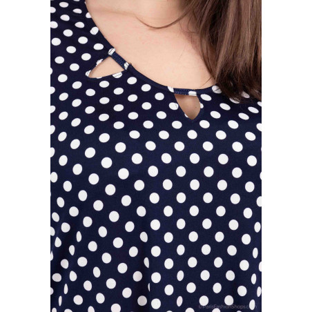tunique en imprimé pois