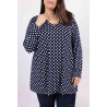 tunique en imprimé pois