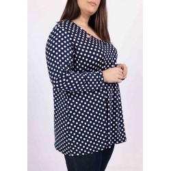 tunique en imprimé pois