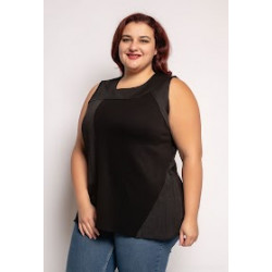 débardeur bi matière