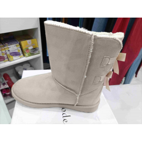 Bottines beige