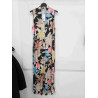 Robe longue fleur