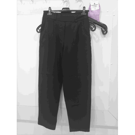 Pantalon noir taille élastique