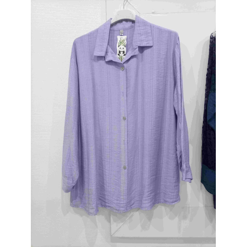 Chemise violette
