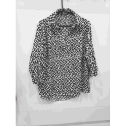 Chemise motif géométrique