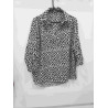 Chemise motif géométrique