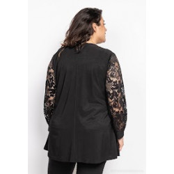 tunique avec dentelle